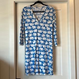 Lilly Pulitzer long sleeve Pima cotton dress Medium